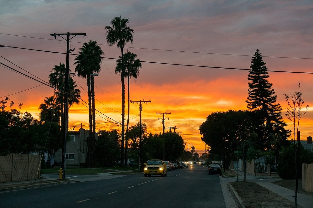 Street in California